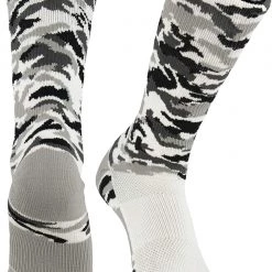 Basketball Socks TCK Sports Elite Woodland Camo Performance Crew Socks