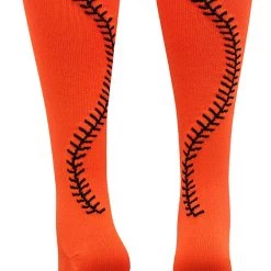 MadSportsStuff Softball Socks With Stitches - For Girls Or Women - Knee High Length