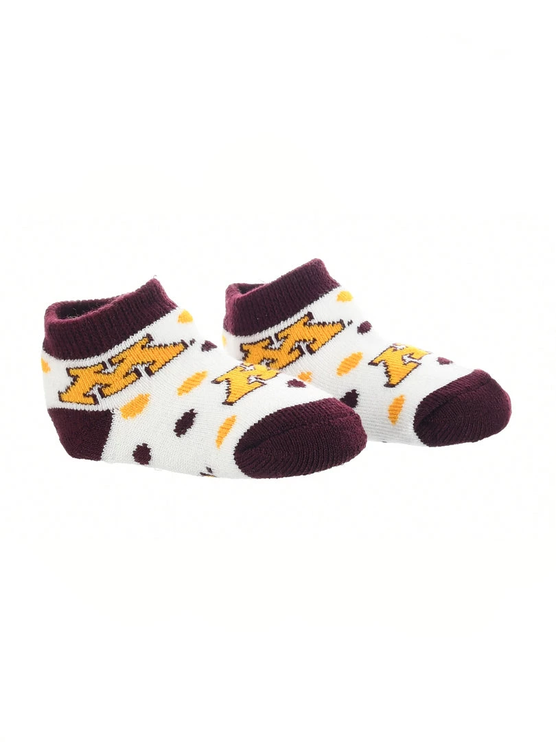 TCK Minnesota Golden Gophers Toddler Socks Low Cut Little Fan All Schools 4 TCK Minnesota Golden Gophers Toddler Socks Low Cut Little Fan All Schools