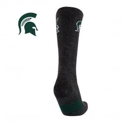 All Schools TCK Michigan State University Spartans Socks - Pure Merino Wool - Far Trek