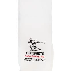 TCK Flat Knit Cotton Sanitary Liner Baseball Socks