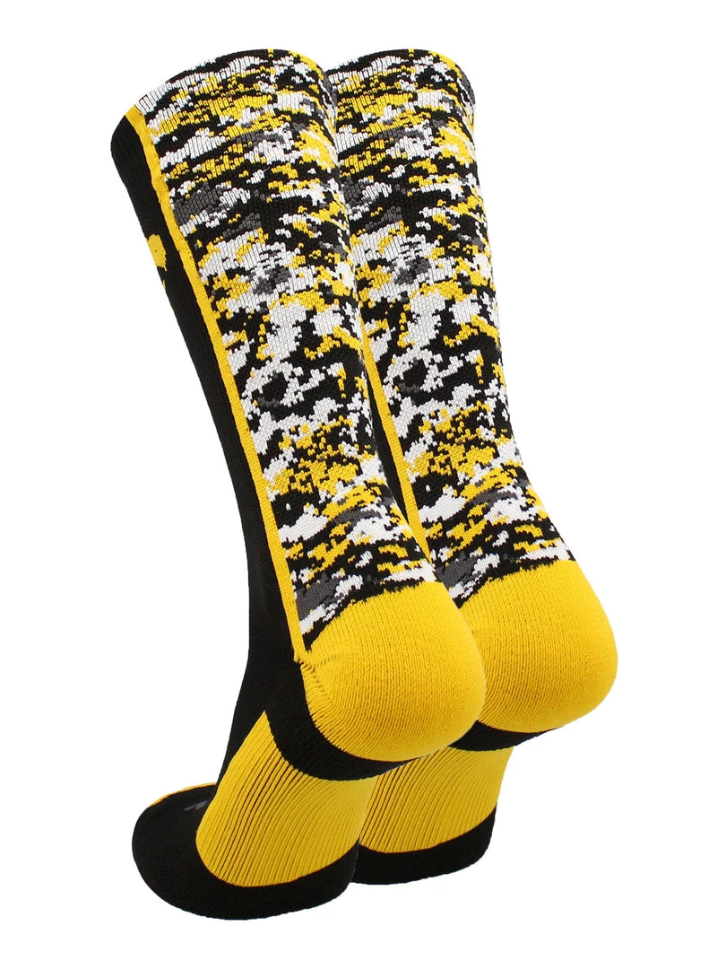TCK All Schools Iowa Hawkeyes Socks Digital Camo Crew 2 TCK All Schools Iowa Hawkeyes Socks Digital Camo Crew