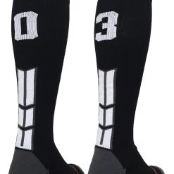 MadSportsStuff Softball Socks Black Player ID Custom Number Over The Calf Socks For Softball Baseball Football Boys And Girls 181 MadSportsStuff Softball Socks Black Player ID Custom Number Over The Calf Socks For Softball Baseball Football Boys And Girls
