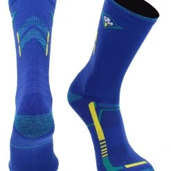 TCK All Schools UNC Wilmington Seahawks Socks University Of North Carolina Wilmington Seahawks Champion Crew Socks