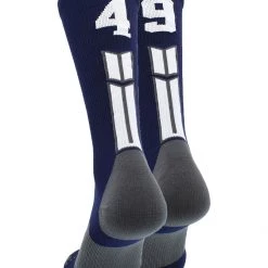 MadSportsStuff Volleyball Socks Navy Player ID Custom Number Crew Socks For Basketball Lacrosse Volleyball Boys And Girls 159 MadSportsStuff Volleyball Socks Navy Player ID Custom Number Crew Socks For Basketball Lacrosse Volleyball Boys And Girls