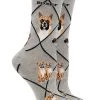 WHD Crazy Socks - Crew Boxer Socks For Women Gift For Dog Lovers