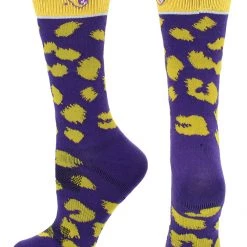TCK All Schools Northern Iowa Panthers Socks Womens Savage Crew Socks
