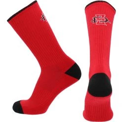 TCK All Schools San Diego State Socks San Diego State University Aztecs Socks Campus Legend Crew Length