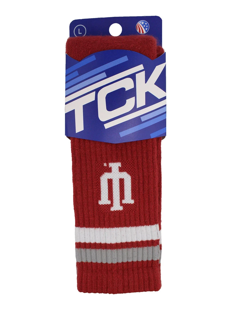 TCK All Schools Indiana Hoosiers Socks Throwback Tube 3 TCK All Schools Indiana Hoosiers Socks Throwback Tube