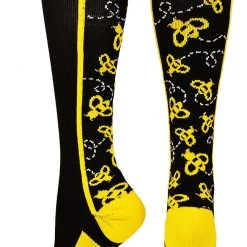 MadSportsStuff Crazy Socks With Bumble Bees Over The Calf Softball Socks 9 MadSportsStuff Crazy Socks With Bumble Bees Over The Calf Softball Socks