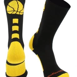 MadSportsStuff Basketball Socks For Boys, Girls, Men, Women- Athletic Crew Socks - Youth And Adult Sizes -Made In The USA