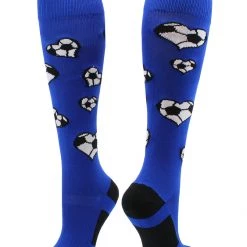 MadSportsStuff Soccer Socks Love Soccer Hearts Socks Over The Calf