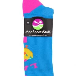 MadSportsStuff Lacrosse Socks LAX Chick Lacrosse Athletic Crew Socks