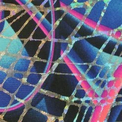 MadSportsStuff Keyhole Style Abstract Swirl Girls Gymnastics Leotard Leotards