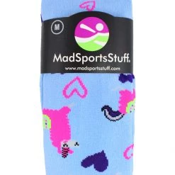 MadSportsStuff Half Llama Half Unicorn Llamacorn Athletic Socks Over The Calf