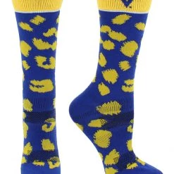 TCK West Virginia Mountaineers Socks Womens Savage Crew Socks