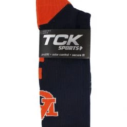 TCK All Schools Auburn Tigers Socks Baseline Crew