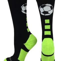 MadSportsStuff Soccer Ball Athletic Crew Socks (multiple Colors)