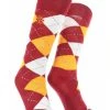 TCK USC Trojans Argyle Dress Socks NCAA Fanwear Crew Length