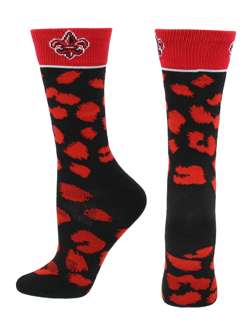 TCK All Schools Louisiana Lafayette Ragin' Cajuns Socks Womens Savage Crew Socks 1 TCK All Schools Louisiana Lafayette Ragin' Cajuns Socks Womens Savage Crew Socks