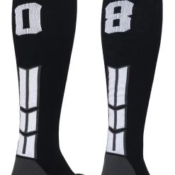 MadSportsStuff Softball Socks Black Player ID Custom Number Over The Calf Socks For Softball Baseball Football Boys And Girls 176 MadSportsStuff Softball Socks Black Player ID Custom Number Over The Calf Socks For Softball Baseball Football Boys And Girls