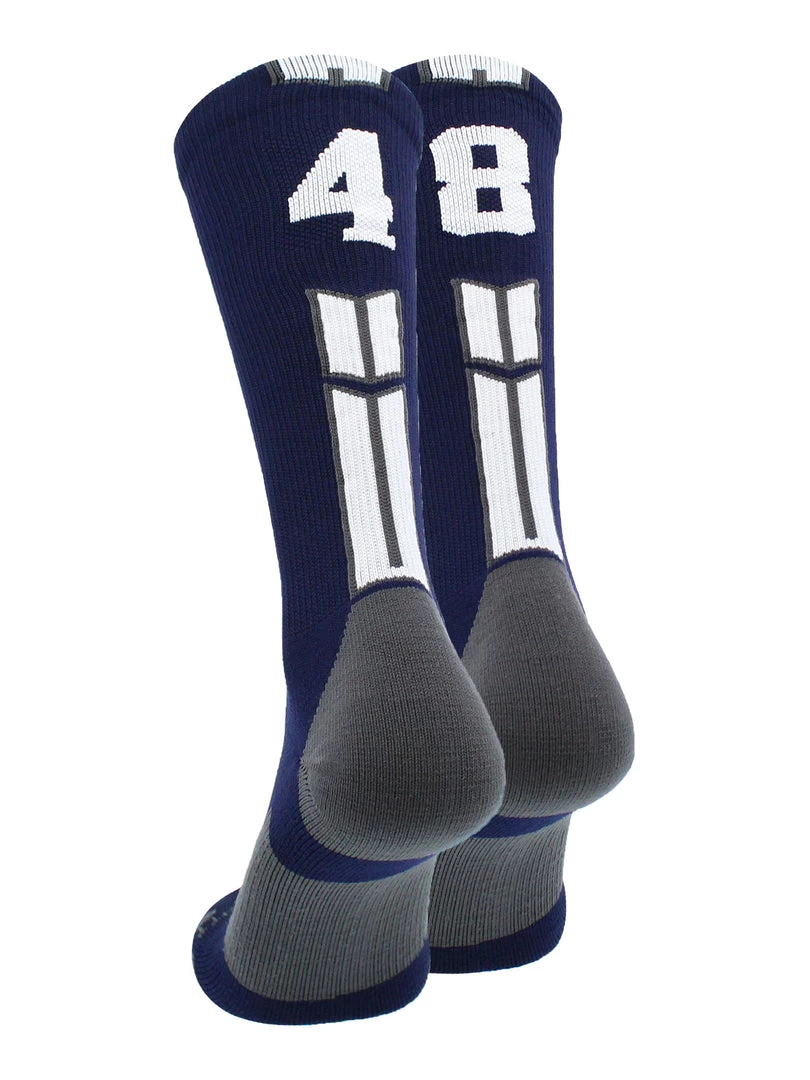 MadSportsStuff Volleyball Socks Navy Player ID Custom Number Crew Socks For Basketball Lacrosse Volleyball Boys And Girls 56 MadSportsStuff Volleyball Socks Navy Player ID Custom Number Crew Socks For Basketball Lacrosse Volleyball Boys And Girls