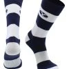 TCK All Schools BYU Cougars Socks Game Day Striped Crew Socks