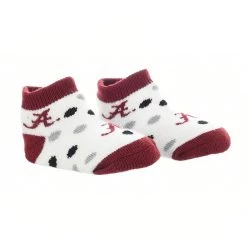 TCK All Schools Alabama Crimson Tide Toddler Socks Low Cut Little Fan