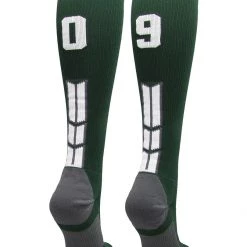 MadSportsStuff Dark Green Player ID Custom Number Over The Calf Socks For Softball Baseball Football Boys And Girls Softball Socks 175 MadSportsStuff Dark Green Player ID Custom Number Over The Calf Socks For Softball Baseball Football Boys And Girls Softball Socks