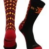 TCK Iowa State Cyclones Socks Diamond Crew