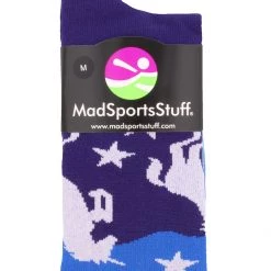 MadSportsStuff Neon Unicorn Socks Over The Calf