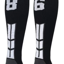 MadSportsStuff Softball Socks Black Player ID Custom Number Over The Calf Socks For Softball Baseball Football Boys And Girls 149 MadSportsStuff Softball Socks Black Player ID Custom Number Over The Calf Socks For Softball Baseball Football Boys And Girls