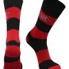 TCK All Schools San Diego State Aztecs Socks Game Day Striped Crew Socks