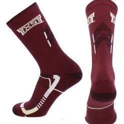TCK Texas State Bobcats Socks Texas State University Bobcats Champion Crew Socks