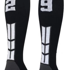 MadSportsStuff Softball Socks Black Player ID Custom Number Over The Calf Socks For Softball Baseball Football Boys And Girls 206 MadSportsStuff Softball Socks Black Player ID Custom Number Over The Calf Socks For Softball Baseball Football Boys And Girls
