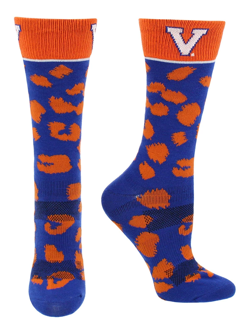 TCK Virginia Cavaliers Socks Womens Savage Crew Socks 2 TCK Virginia Cavaliers Socks Womens Savage Crew Socks