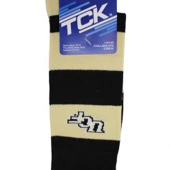 TCK Central Florida Golden Knights Socks Game Day Striped Crew Socks
