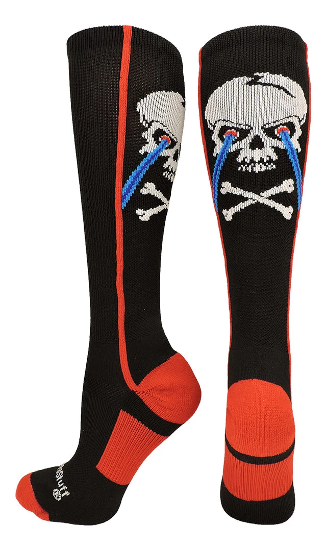 MadSportsStuff Crazy Socks With Laser Skull And Crossbones Over The Calf Socks 6 MadSportsStuff Crazy Socks With Laser Skull And Crossbones Over The Calf Socks