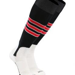 TCK Baseball Stirrup Socks With Stripes Pattern D Baseball Socks