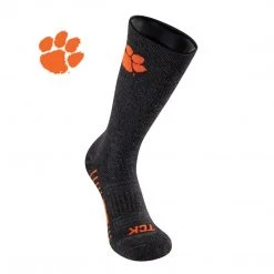 TCK Clemson University Tigers Socks - Pure Merino Wool - Far Trek All Schools