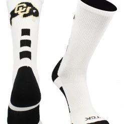 TCK Sports NCAA CU Boulder Buffs Socks University Of Colorado Baseline Crew All Schools