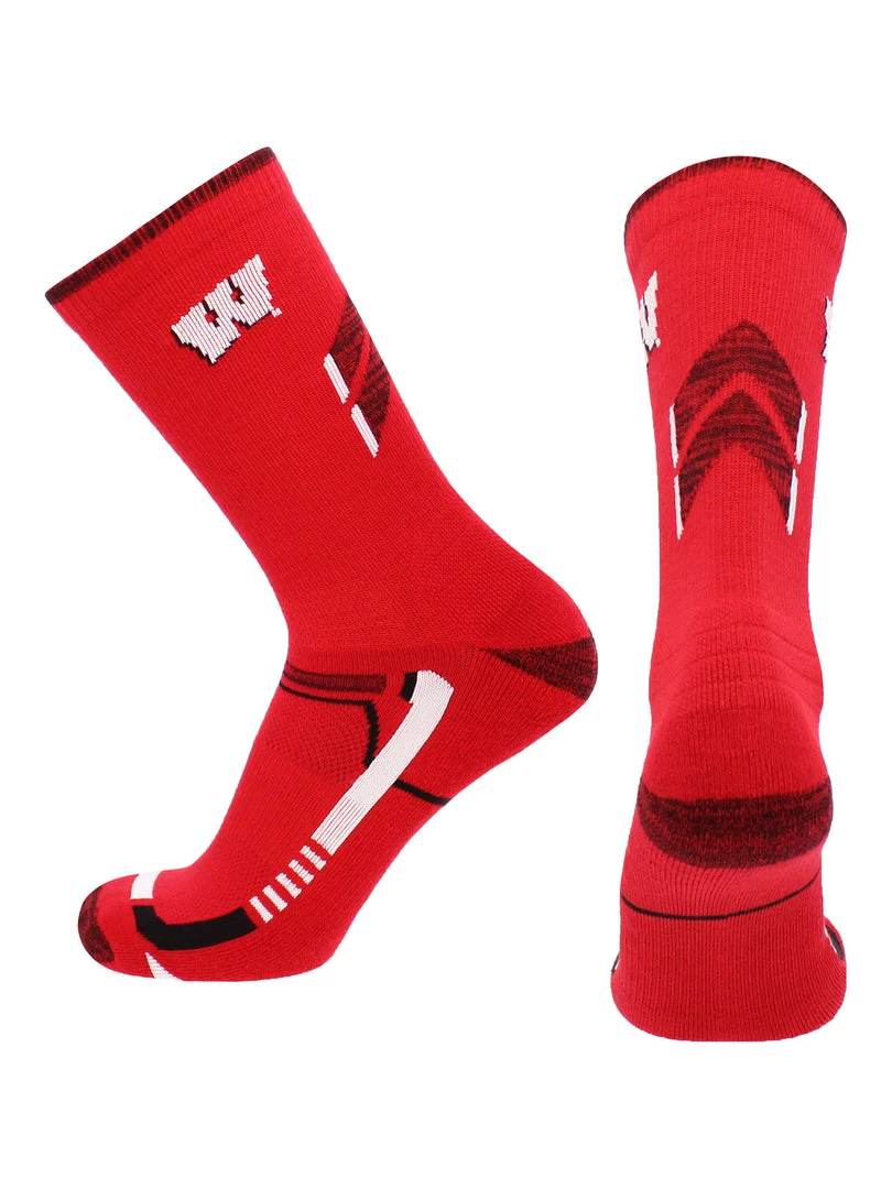 TCK Wisconsin Badgers Socks University Of Wisconsin Badgers Champion Crew Socks All Schools 2 TCK Wisconsin Badgers Socks University Of Wisconsin Badgers Champion Crew Socks All Schools