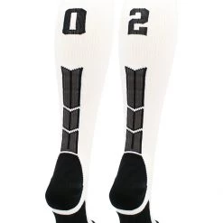 MadSportsStuff Softball Socks White Player ID Custom Number Over The Calf Socks For Softball Baseball Football Boys And Girls 180 MadSportsStuff Softball Socks White Player ID Custom Number Over The Calf Socks For Softball Baseball Football Boys And Girls