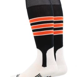 TCK Baseball Stirrup Socks With Stripes Pattern D Baseball Socks