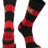 TCK Maryland Terrapins Socks Game Day Striped Crew Socks