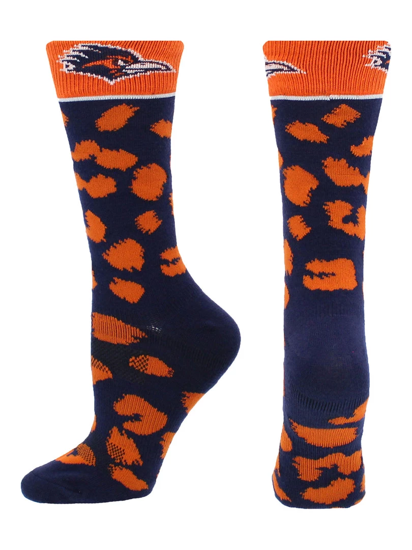 TCK Texas San Antonio Roadrunners Socks Womens Savage Crew Socks 5 TCK Texas San Antonio Roadrunners Socks Womens Savage Crew Socks