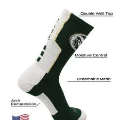 TCK CSU Rams Socks Perimeter Crew
