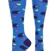 MadSportsStuff Hedgehog Love Over The Calf Athletic Socks Softball Socks