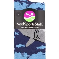 MadSportsStuff Softball Socks Great White Sharks Athletic Over The Calf Socks