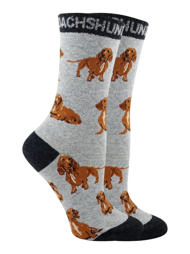 WHD Crazy Socks - Crew Dachshund Socks For Women Gift For Dog Lovers 5 WHD Crazy Socks - Crew Dachshund Socks For Women Gift For Dog Lovers